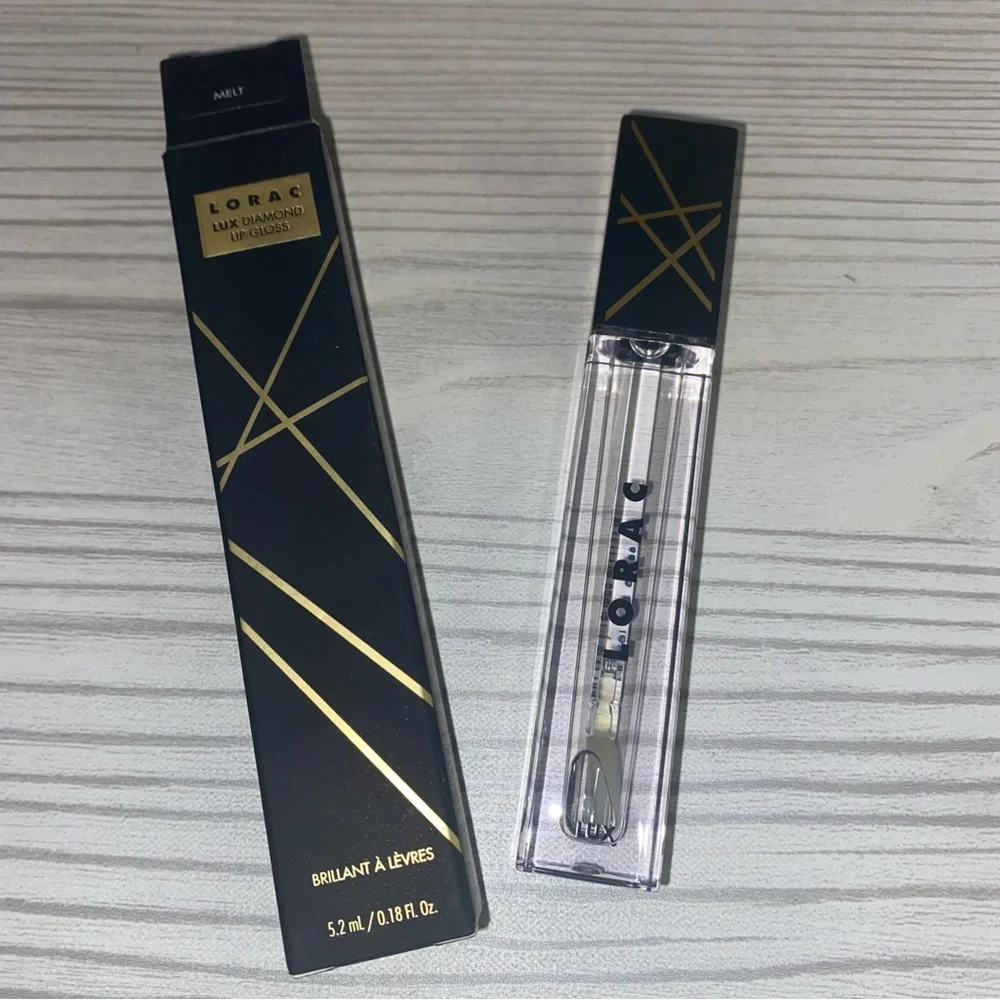 NIB LORAC clear lipgloss